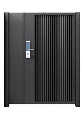 FTE铝艺大门铁艺庭院门花园防入门外盗门单双户开铝户合金大门别