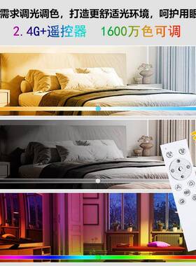 日规RB彩色吸顶灯薄氛围灯护led客厅G卧室餐73606眼厅派对灯现超