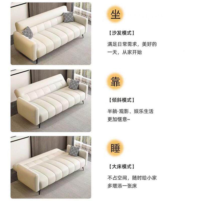 叠沙发床折多功能两用沙租发小型出屋双人户轻折叠沙发奢极简沙发