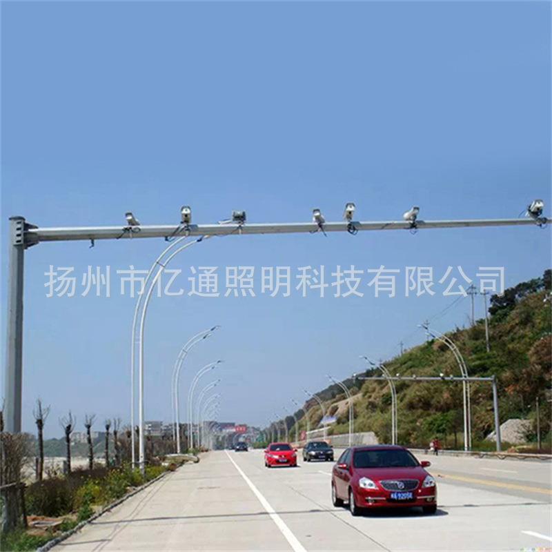 交监杆区八角控道路小监控立杆通卡口安监杆557监控立杆