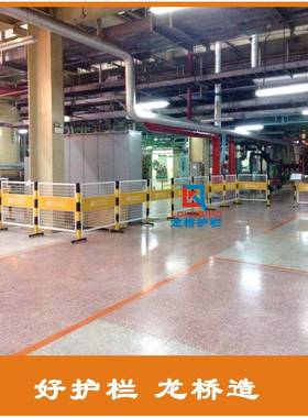 龙桥护栏厂专业订制灰色安OPOU全网围双带警示黄LOG面板