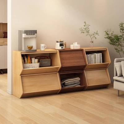 收IEA纳柜储柜边柜矮柜家用客厅置型物柜合组柜小床头柜物大容量