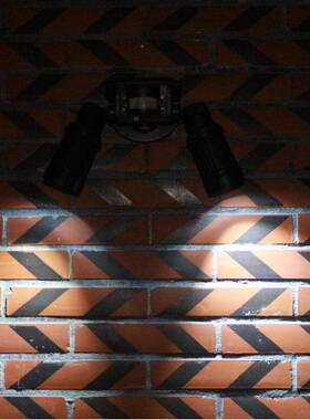 太阳能望远镜灯壁大门口装饰灯免电防雨灯自动亮人感应灯庭院GWQ