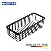 不锈卫浴置物架3钢0S265WL4不锈钢形单层网篮浴室方光置物篮亮镀