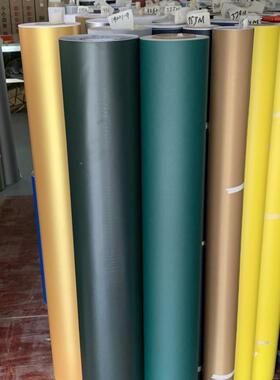 加麻厚墨绿色波面亚光防柜水pvc自粘墙纸669壁纸展展台贴纸音软片