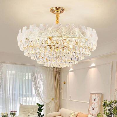 法式家居奶晶油风水晶吊灯客厅灯2205新款烛蜡卧364室餐厅豪华水