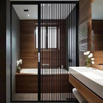 防打柳MBW絮蚊虫加厚免金孔铝合金刚网折叠推式纱门纱拉窗贴自钥