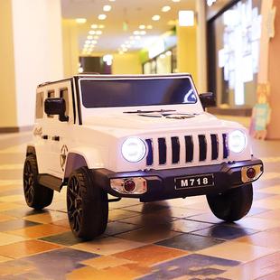 儿童电动汽四越野车男玩女宝宝四轮遥871控车可充电驱摇车摆具双