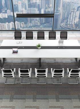 创会议桌长桌简易意办公室接待室4DBH-01-工作台钢架洽谈/68人/会