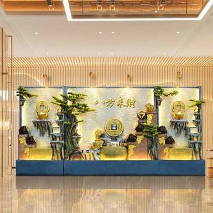 水幕HZQ墙缸流水墙屏风客厅鱼庭院公司鱼池造景装饰喷泉景山观摆