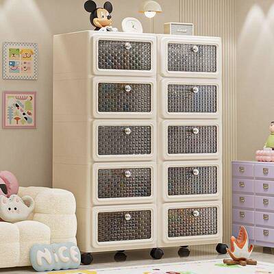 大号70cm古风屉式收纳柜宝宝ADH衣物整理储物特箱家复用塑料抽五