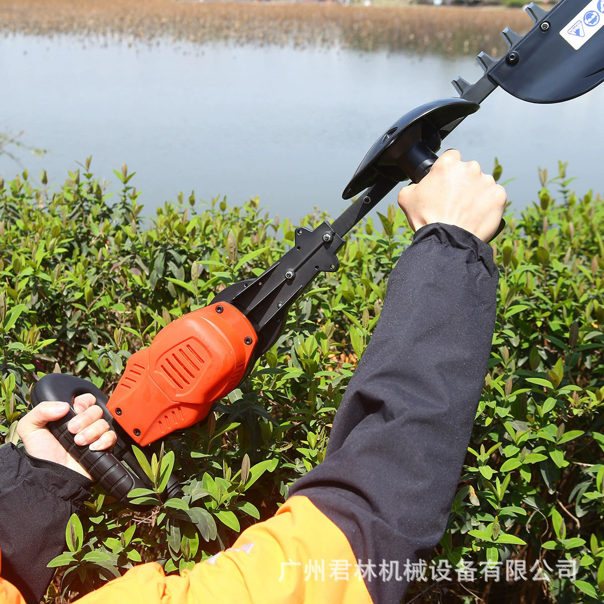 松崎锂电便携绿篱修枝机