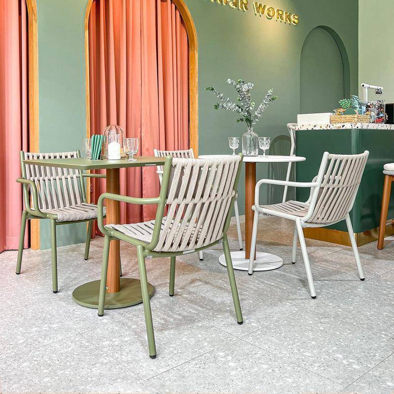 户外休闲桌椅庭院19-5-29-露天水防防晒花园别子室外简约墅藤编椅