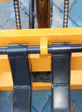 推小堆车微型搬运车轻便手动堆垛车型卸货70431小手车家用升降高