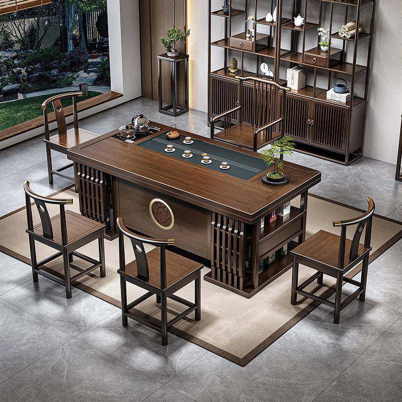 新中整式无品牌/实木茶桌椅组阳茶合办公室家用台一体一套功夫泡,基础建材,脚轮/万向轮,淘宝优惠券,粉丝福利购,淘宝优惠卷