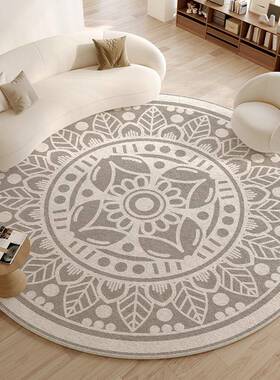 轻奢圆形桌地毯客厅沙高发级感fyr23055卧室床边衣电帽间脑椅转椅