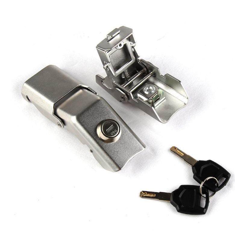 摩托车改装铝合金尾箱厂家原件厂配锁上下锁通用型具锁芯配件尾配