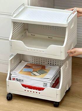 工位桌下可动公打印机置物架办公桌下移落收地纳架IT102144子办室