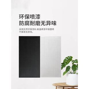 磁吸洞洞板置物QUK架货上架可挂宿舍墙五金工具墙板铁艺冲式孔板