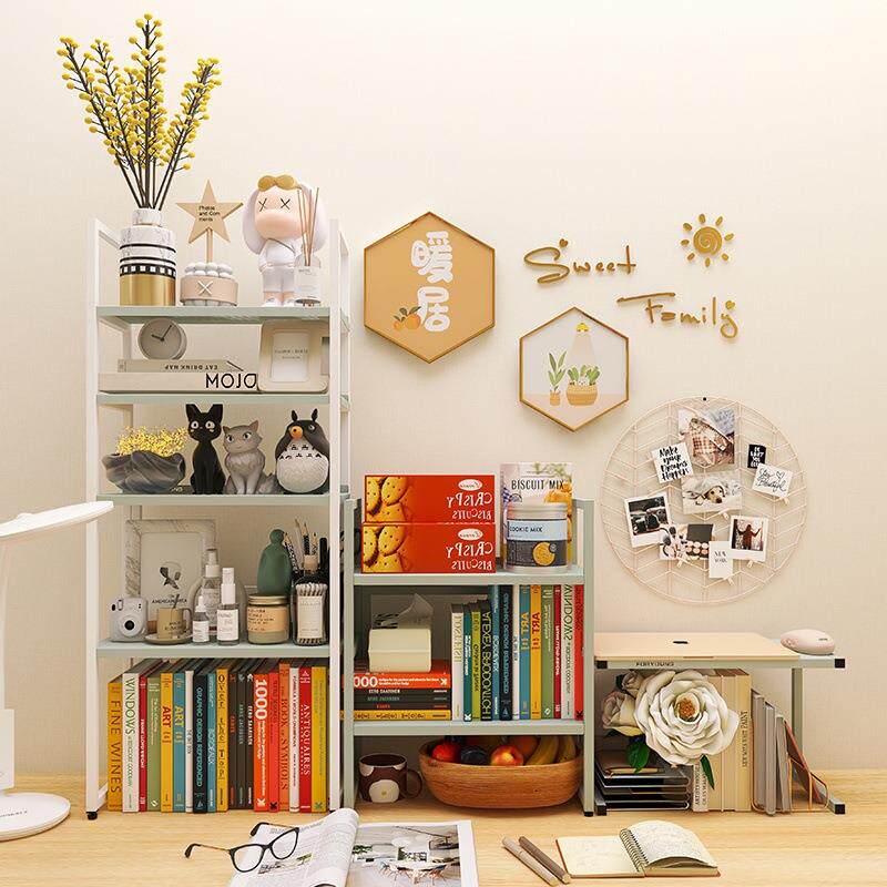 面置物架方DBS管书架办桌工位桌学桌生宿舍书公电脑桌上摆件收纳