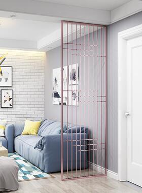 简约工业风落地金属屏风创意时尚酒吧茶PF06.30店奶断餐店装饰饮