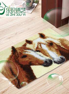 门厂家地毯绣门地垫入户垫卫厨房门OVZ厅卧室浴套室垫子手钩浴件