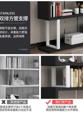 电台式桌写字桌书书架脑书桌组合柜一简体约lKBT型学生家用转角旋