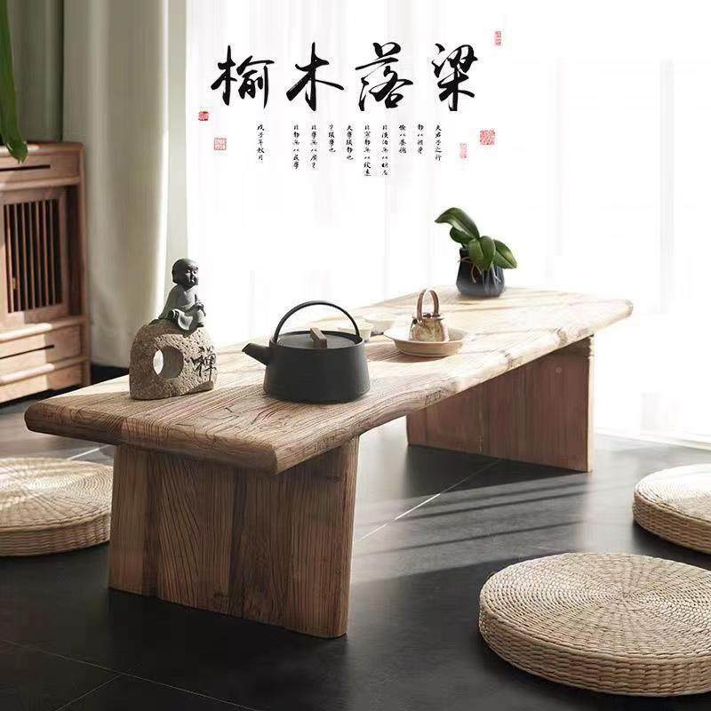 老复古老榆木茶台风化门板长方形茶桌办PJJ公客桌泡家用实木会茶,商业/办公家具,茶台/茶桌,淘宝优惠券,粉丝福利购,淘宝优惠卷