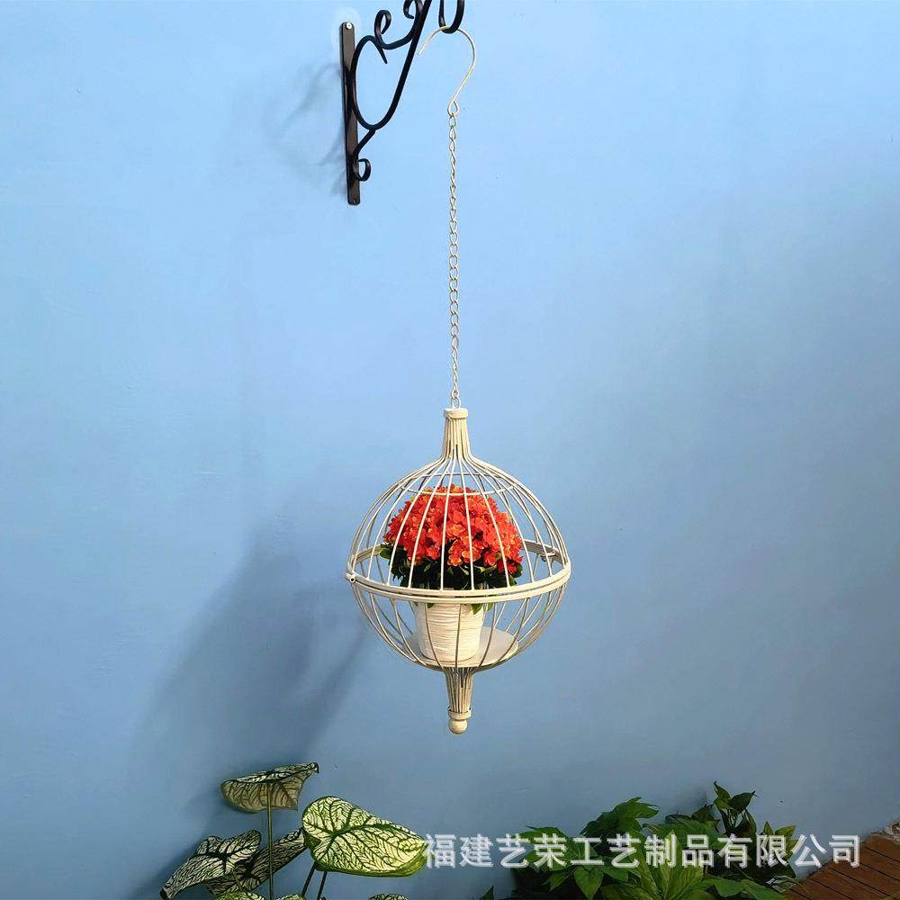 欧式DL1908铁艺吊篮悬空花盆季外园装饰专用绿萝月兰收纳花花架子,鲜花速递/花卉仿真/绿植园艺,花架,淘宝优惠券,粉丝福利购,淘宝优惠卷