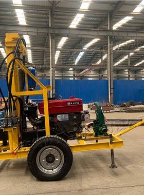 小型泥土柴油立式岩取芯钻机土层地质勘探5659钻机浅眼深眼打井机