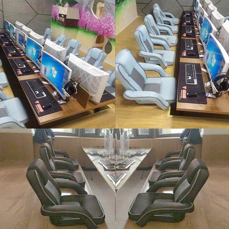 9U床上背电竞SP-452A椅懒沙发飘窗折叠椅可子网吧带扶手单人人靠