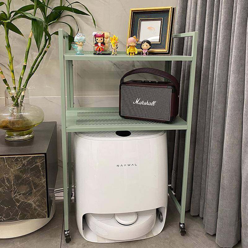 阳扫人拖地机器置物架可移动985下空峰式收纳地架带轮子客厅卧室