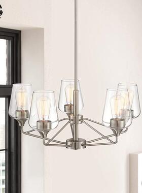 工业风玻璃挂吊灯乡村质风格dk8271农朴舍厨房厅门厅餐客厅悬灯具