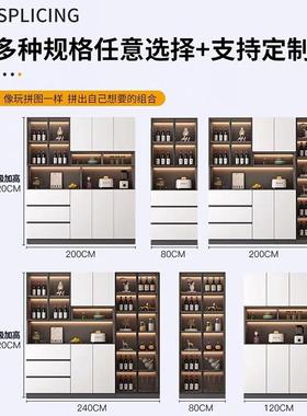 fEL餐边柜一体靠墙现765代简约客家厅用储物展示厅柜轻奢厨房餐茶