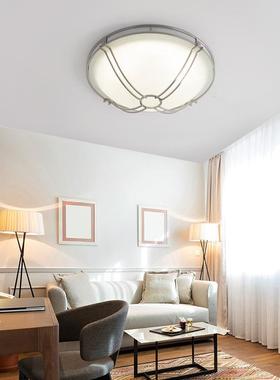美式复古简约吸灯客厅餐厅卧室书房圆形灯吸顶顶创意87203个性吸