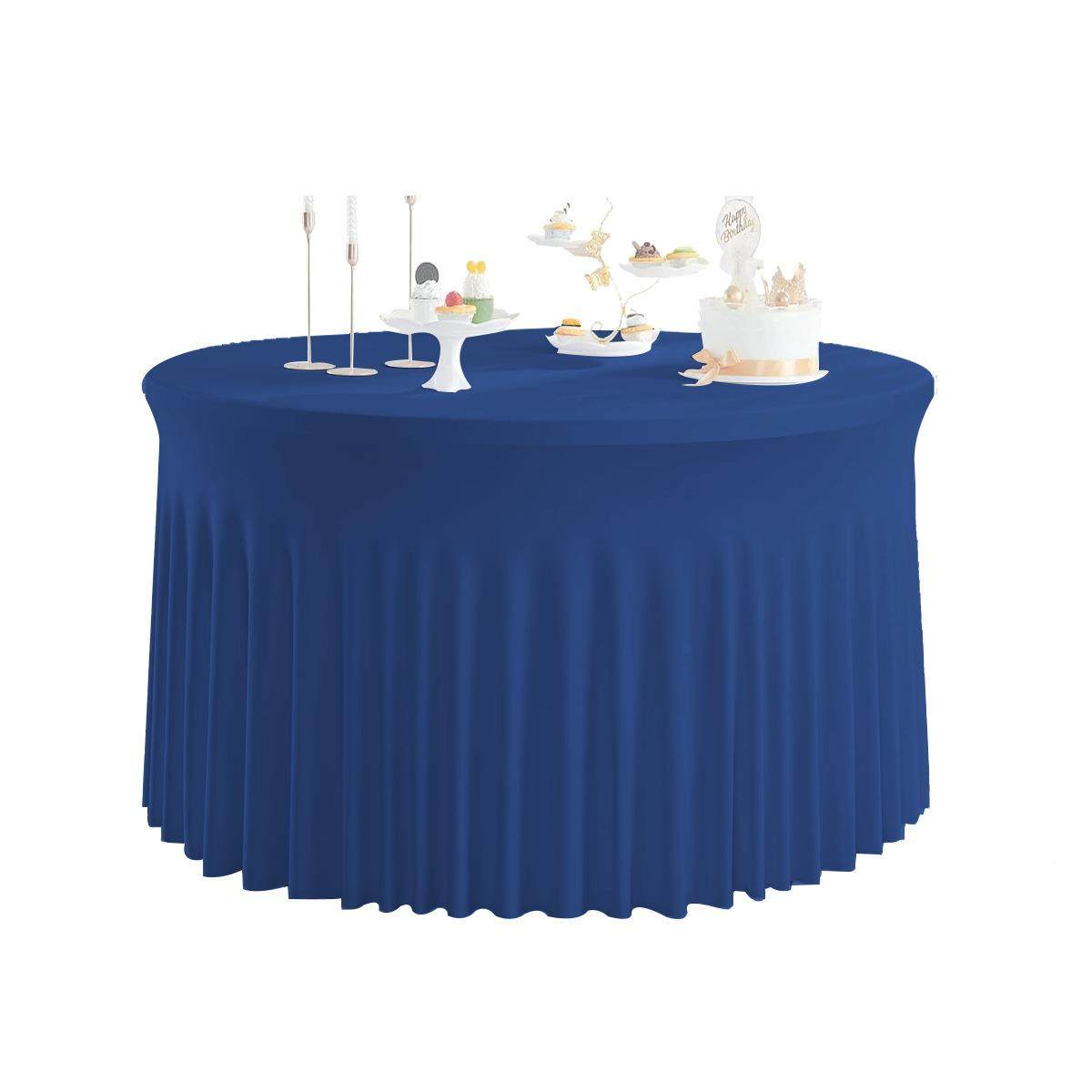 欧圆形水母美式防尘布酒店台裙摆圆形水桌母桌布裙白款色弹力会议,节庆用品/礼品,桌裙蓬蓬纱,淘宝优惠券,粉丝福利购,淘宝优惠卷