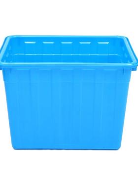 直销蓝色塑料200L形水箱大方鲜RXR输塑料水箱水产养殖海运水箱
