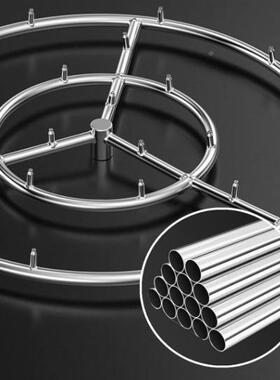 12“，1圆8”，24“，3高6”形不锈火坑喷射燃烧器环钢99808火焰