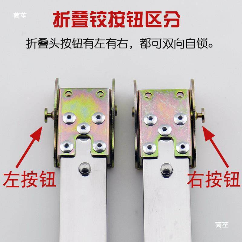撑不锈钢可脚折叠吧脚柱卡台式速调伸缩脚升降调桌腿支DIY-1柱架