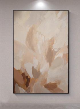 现奢客厅代装饰画抽象艺轻术奶油风餐厅壁画简约过高档玄关CTW道