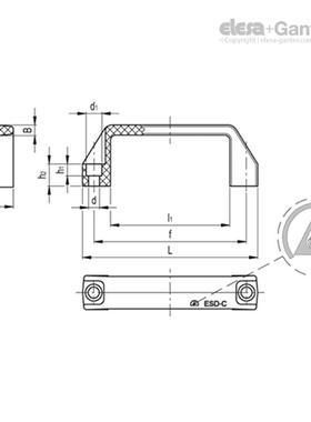 技Eles高Ganter伊莉莎冈特M.44ESDTOO桥a式手柄科聚合体