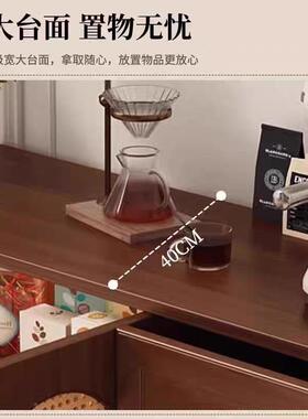 法式橱餐边柜现物LCH代简约藤编储柜子家茶用餐厅水柜厨房收纳柜