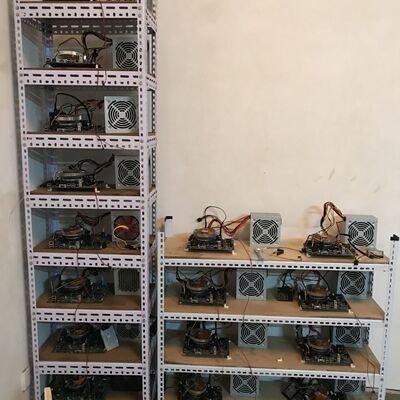 工作室电脑架裸机机箱架多开dnf搬砖主板显卡架多层主机架