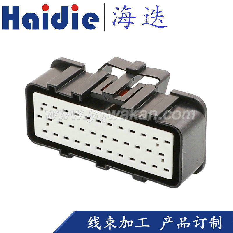 344111-1黑色连接器36孔汽车插件/线束护套