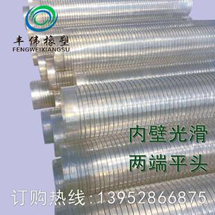 U聚氨酯管手P工缠绕透明钢丝软管内壁光滑两端平头内径20风2620MM