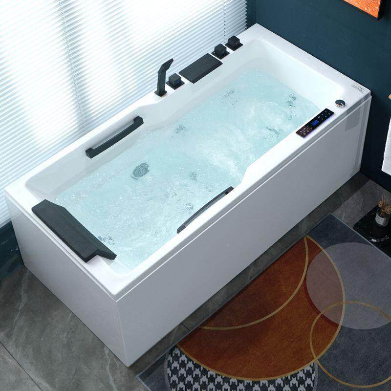 浴缸家用小户型成亚力克冲按摩加热恒温浪单人人迷你扶手113浴盆