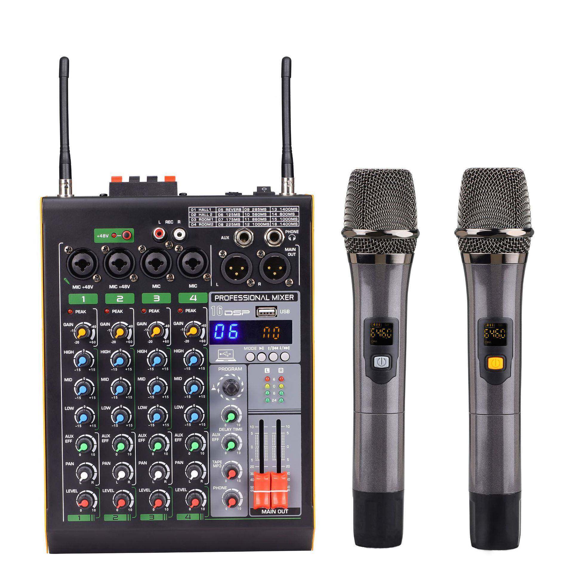 专调业798带功放音台装一体户外舞台音响套大功率机无线麦克风调