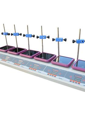 平板加热磁ZNCL力搅拌验室器数显智实能加搅热板高温拌器现货