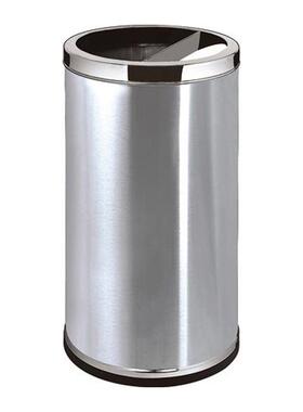 直投式转盖灭烟缸圆形坐带地港式垃翻圾BX-A202/桶不锈钢可印大图