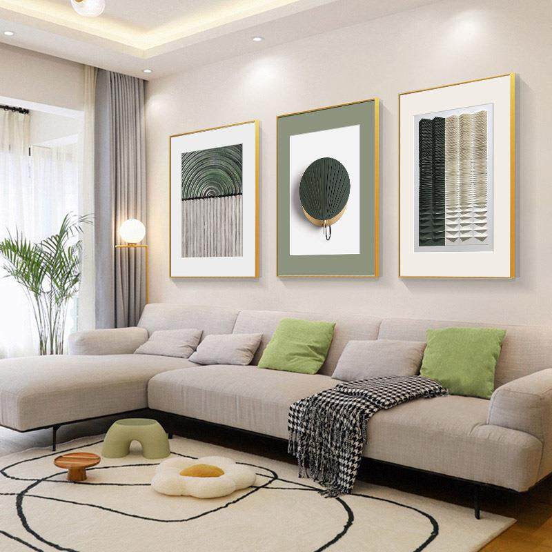 室现代极抽象客轻奢几何落地玄关XG-A699装饰画厅沙简发餐厅办公